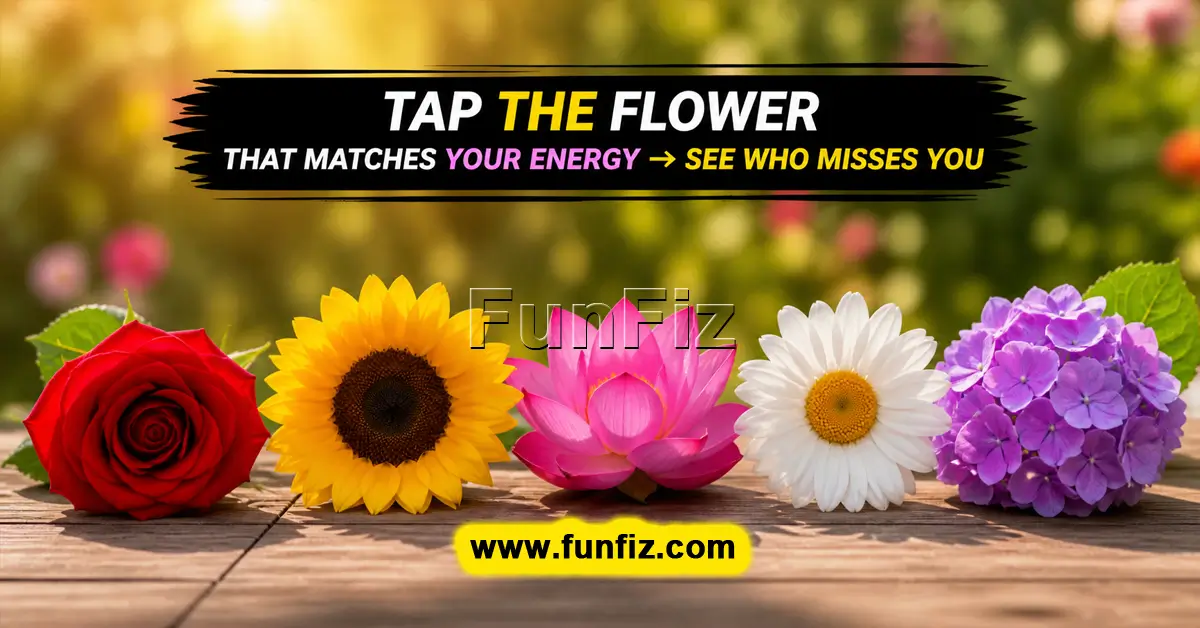 Toca la flor que coincide con tu energía → Descubre quién te extraña