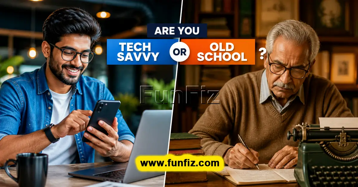 Bist du 'Tech-Savvy' oder 'Old School'?