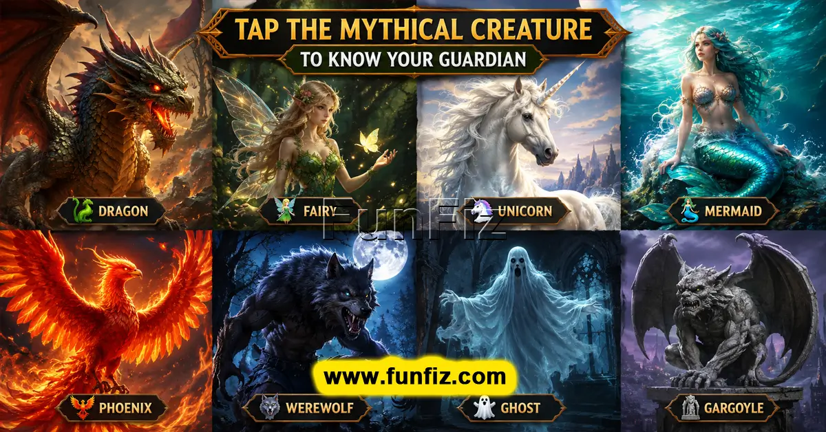 Tap The Mythical Creature To Know Your Guardian